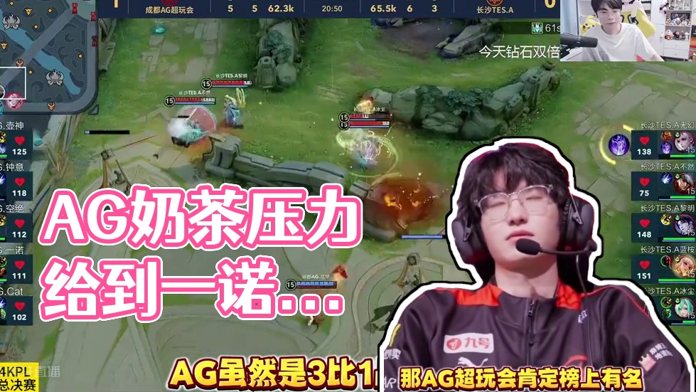 在比赛中的